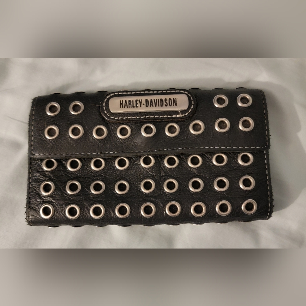 Harley-Davidson Black Leather Wallet